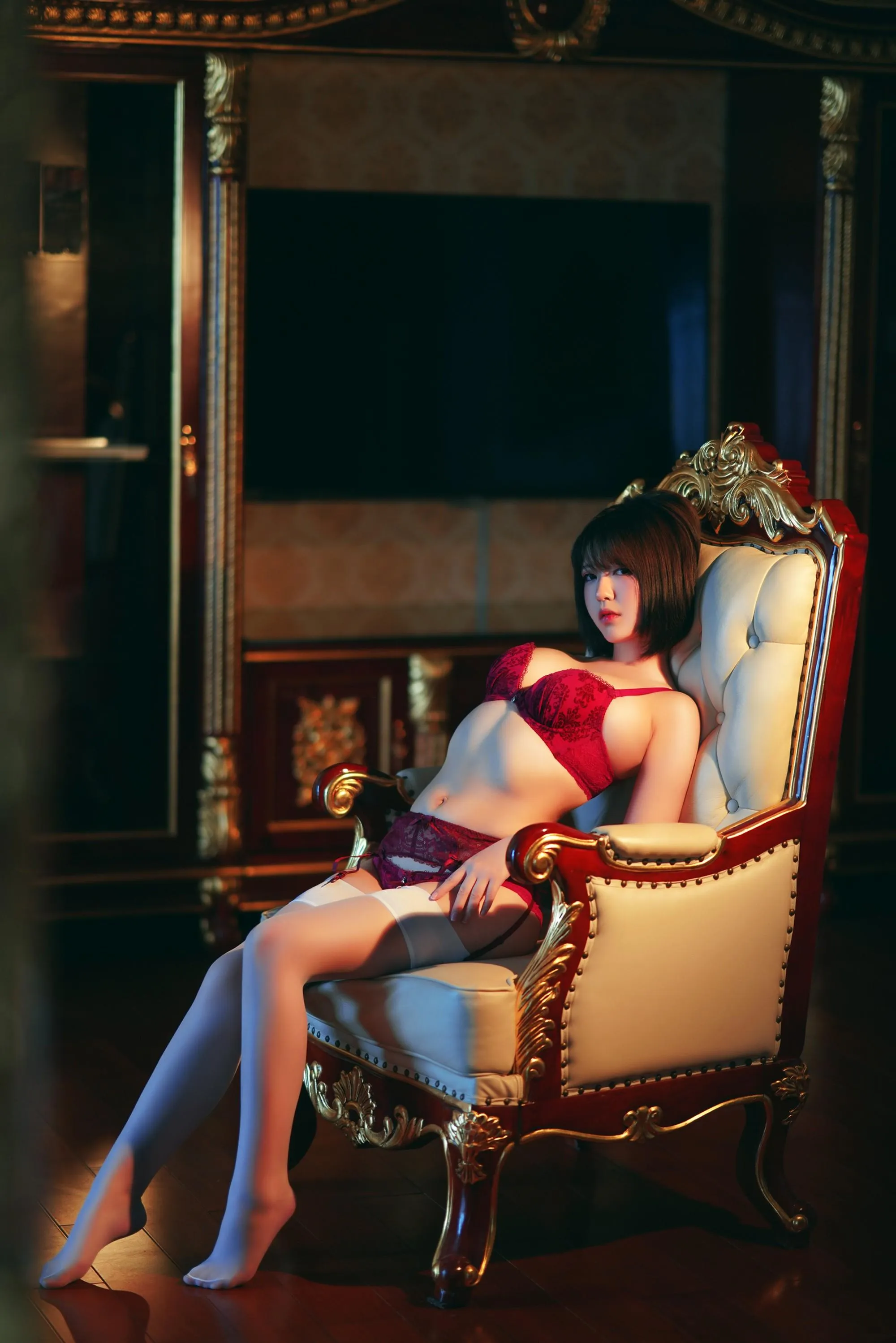 半半子 – NO.33 赤红 1 [17P]插图2